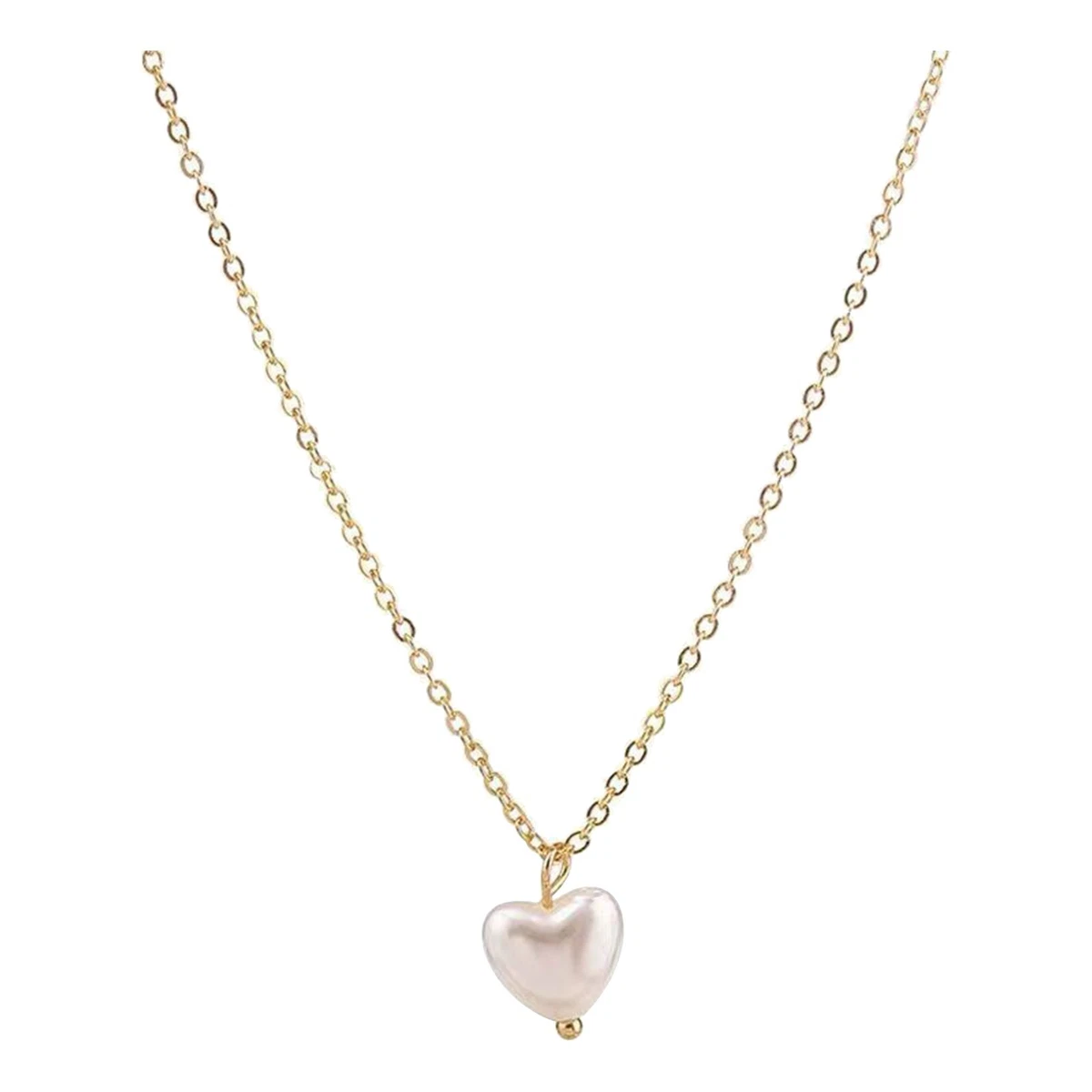 Girl Little Love Pearl Necklace Female Temperament Small Crowd