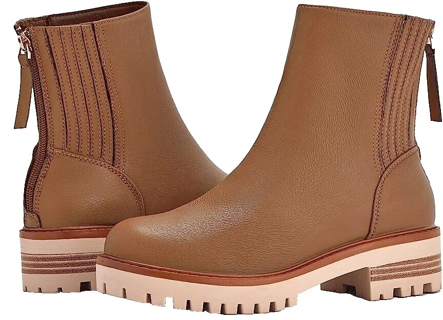 Brown Biker Boots for Women