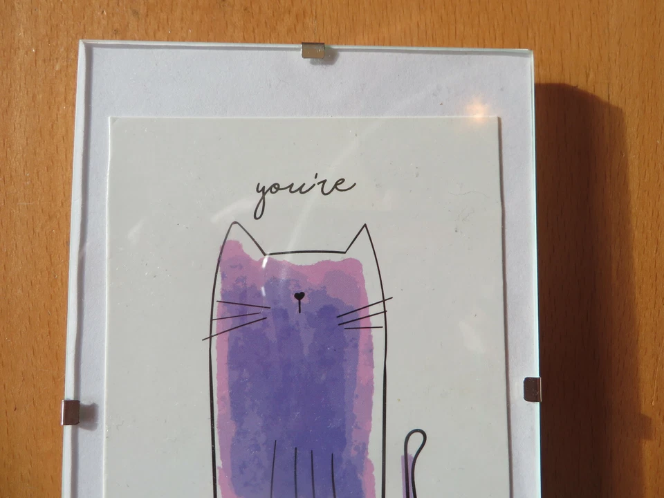 Cute Cats  6" x 4" Picture in clip art frame - Image 4 of 4