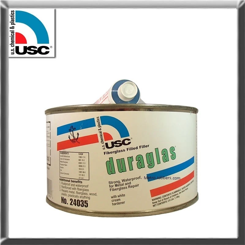 Chemical Plastics Duraglas Fiberglass Filled Filler, Gallon, 54 OFF
