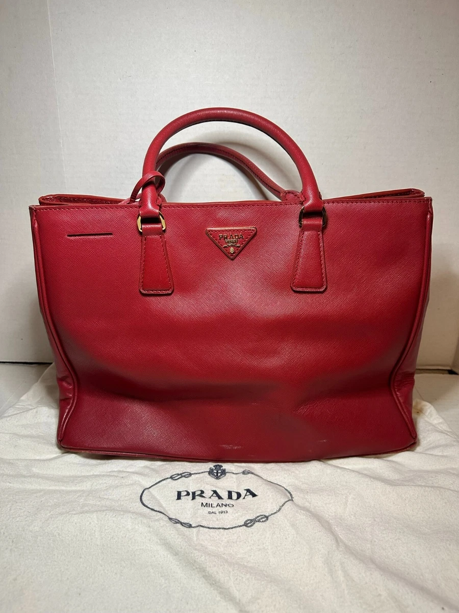 Prada, Bags, Prada Lux Saffiano Cobalt Blue Bag