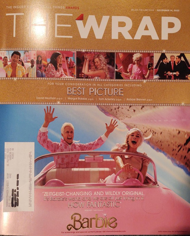THE WRAP MAGAZINE December 14, 2023 Barbie The Color Purple 