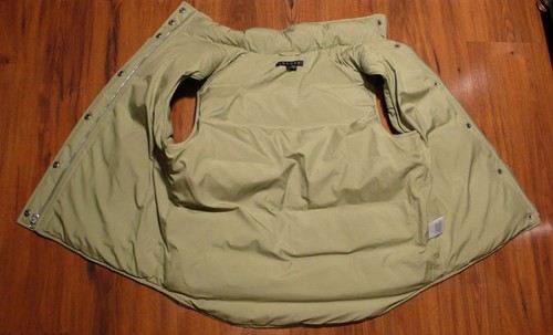 THEORY Women's Green Quilted Down Puffer Zip Vest Style KIDD Sz M - Picture 5 of 12