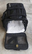 Sherpa's Pet Trading Company Original Travel Bag Black for Small Cats Dogs USED