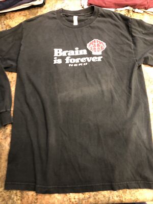 Rare N.E.R.D Brain Is Forever Gallery Dept Long Sleeve T-shirt Sz M-L Pharrell