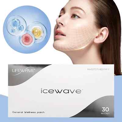 LifeWave IceWave, 30 Patches - Pain Relief Non-Drug - Exp 12/ 2026
