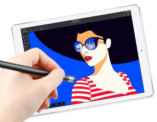 Pen Stylus Touch Aluminum Black for Tablets - 第 4/5 張圖片