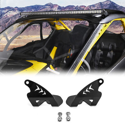 WEISEN Roof 50'' Curved LED Light Bar Mount Brackets For 2024+ Can Am Maverick R