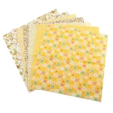 7Pcs 19.7" x 19.7" Cotton Fabric Assorted Pre-Cut Bedding Suite Quarters Bund...