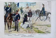 Italien Uniform Alpen-J&auml;ger Lanzen-Reiter Kavallerie Bersagliere Infanterie