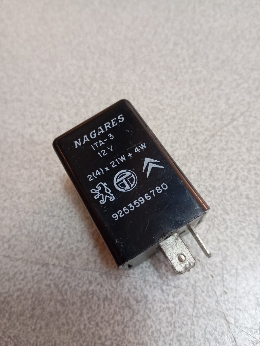 Relais Clignotant 3 Broches 12V - Compatible Peugeot Citroën 1995-2005 - Remplace 9563533980, 739187 - 6