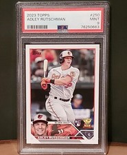 2023 Topps #250 ADLEY RUTSCHMAN RC Baltimore Orioles PSA MINT 9