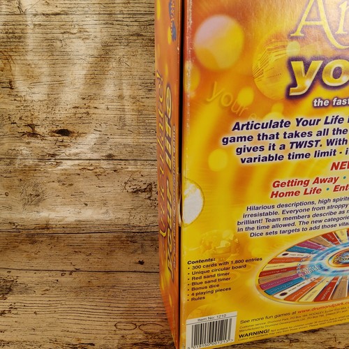 Articulate Your Life Fast Talking Description Board Game by Drumond Park. VGC. - Picture 6 of 9