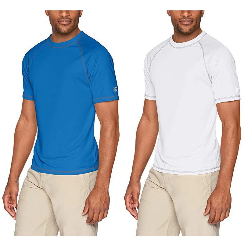 NWT ZeroXposur Men Short Sleeve UPF50+ Sun Protection Tee Quick Dry T-Shirt $40
