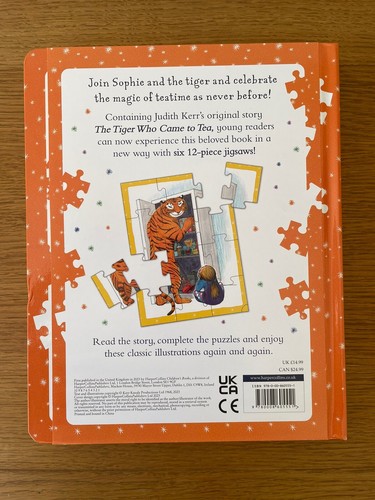 The Tiger Who Came to Tea Jigsaw Book by Judith Kerr - Picture 2 of 3