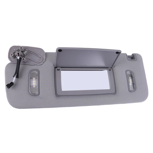 Gray Left Driver Side Sun Visor W/ Light Fits Chevrolet Suburban Tahoe 15-19 NEW - Foto 12 di 20