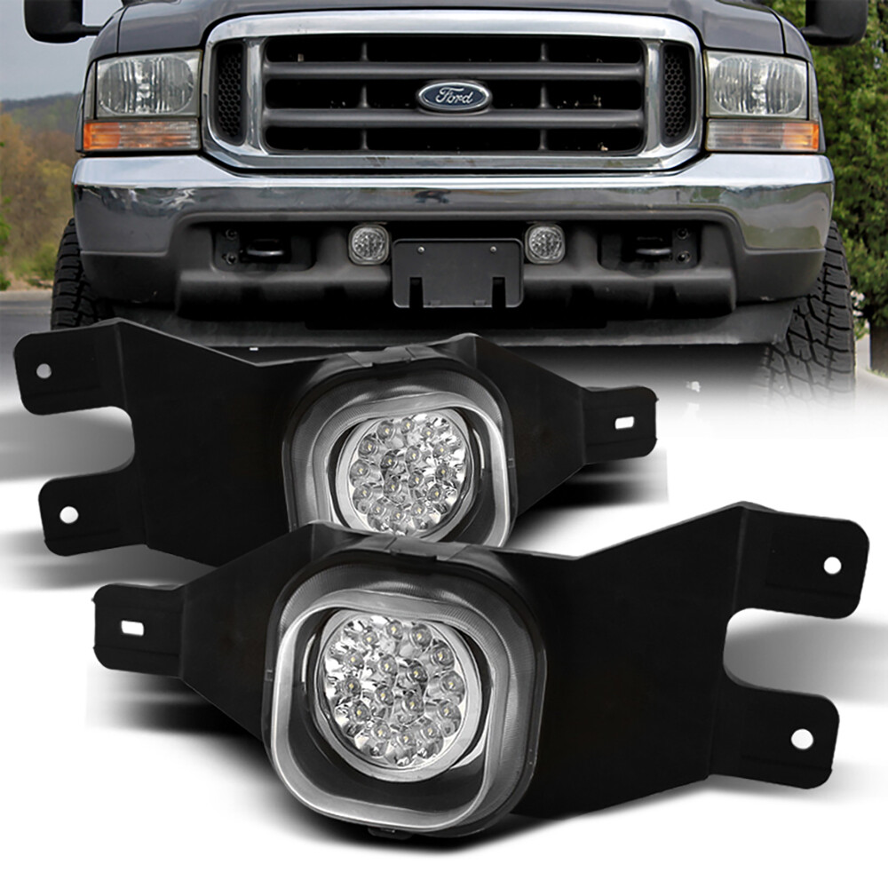 For 99-04 Ford F250/F350 Super Duty SD Super Bright White LED Fog