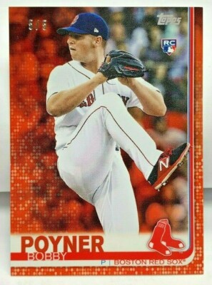 Bobby Poyner 2019 Topps Mini Auf Demand RC #571 Rot Parallel #' D 5/5 - Rot Sox