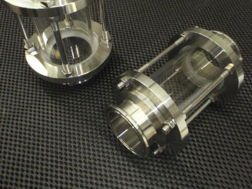 STAINLESS STEEL TRI CLAMP SIGHT GLASS 2" O.D. SANITARY TUBING 51mm - 第 1/3 張圖片