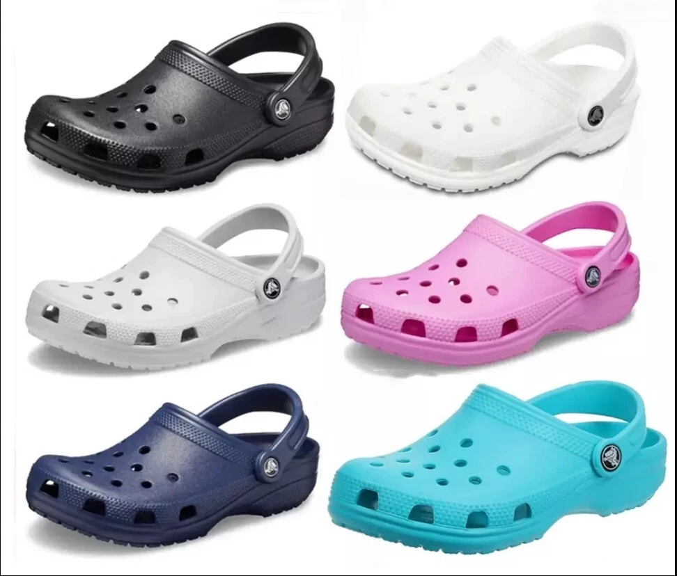 Unisex Adults Crocs Classic Sandal Clogs Lightweight Beach Slip Shoes Slipper UK