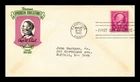 US COVER CHARLES W ELIOT FAMOUS AMERICANS FDC SCOTT 871 TORKEL GUNDEL CACHET