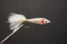 WHITE EPOXY MINNOW  Nymph Fly Fishing Flies 1 Fly, U Choose Size