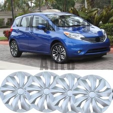 For Nissan Versa 2008-2016 Set Of 4 16 Snap On Hub Caps Wheel Rim Full Covers