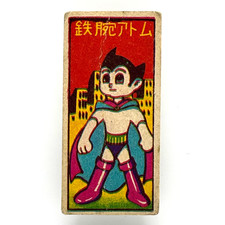 Carta Vintage Astro Boy Tetsuwan Atom Menko Osamu Tezuka Showa Giappone