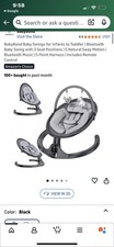BabyBond Baby Swings for Infants, Bluetooth Infant Swing with Music Speaker, 3 S