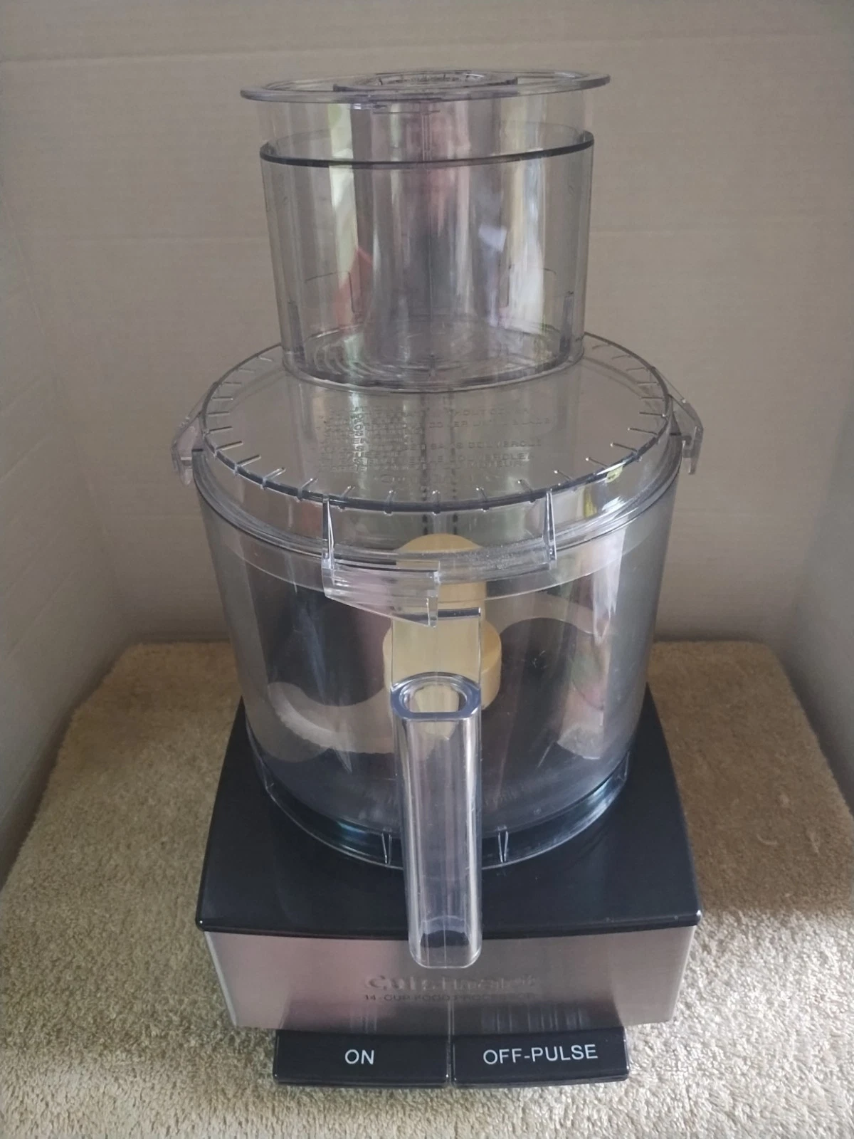 Cuisinart 14-Cup Food Processor Brushed Stainless Black DFP-14BCN Type 33
Opens in a new window or t