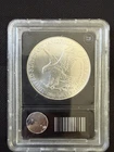 Authenticated brilliant uncirculated American Eagle silver dollar BA170017-0038