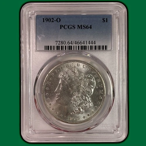 1902-O Morgan Dollar PCGS MS64 Mint State Coin #38899