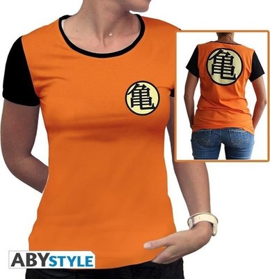 Gadget - Dragon Ball: Kame Symbol Orange Premium (T-Shirt Donna Tg. S) -D- Abyst