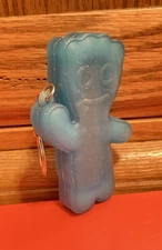Blue Sour Patch Kids Chapstick Holder Keychain