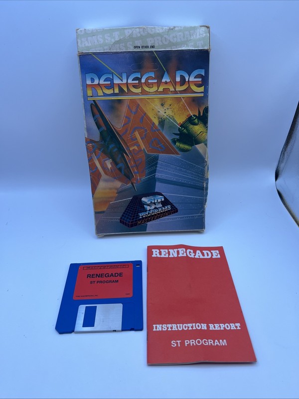 Renegade Big Box COMPLETE Atari ST PC Computer Mastertronic 1987