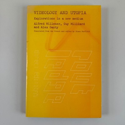 Videology and Utopia Willener Milliard Ganty 1976 First Edition Routledge