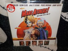 Mars Attacks Widescreen Laserdisc LD Tim Burton Jack Nicholson Free Ship 50