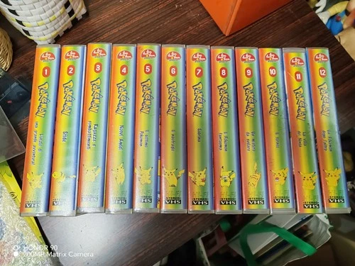 POKEMON VHS Completa. 1/12.  BIM BUM BAM. Medusa. Nintendo. Vedi Foto