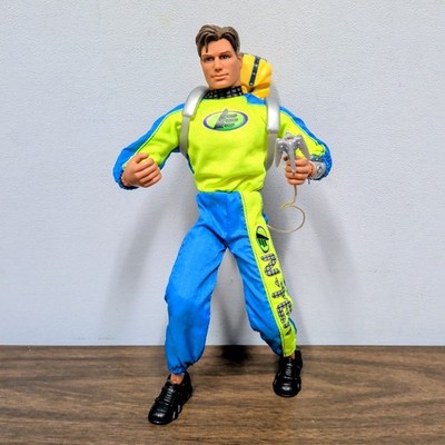 Max Steel 12'' Action Figure MAX STEEL Tornado Chaser w Grappling Hook Backpack