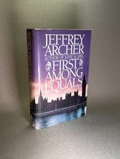 First Among Equals Jeffrey Archer 1984 Simon Schuster Hardcover Political Novel