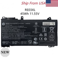 NEW Genuine OEM 45WH RE03XL Battery For HP ProBook 430 440 445 450 455 455R G6