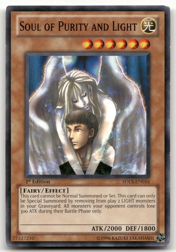 Soul of Purity and Light SDLS-EN016 YuGiOh Structure Deck: Lost Sanctuary card
