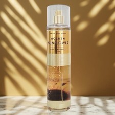 Bath  Body Works GOLDEN SUNFLOWER Fine Fragrance Body Mist Spray 8 Oz