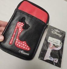 Vintage Disney World Minnie Mouse Soft Cell Phone Case Wrist Strap And Keyring