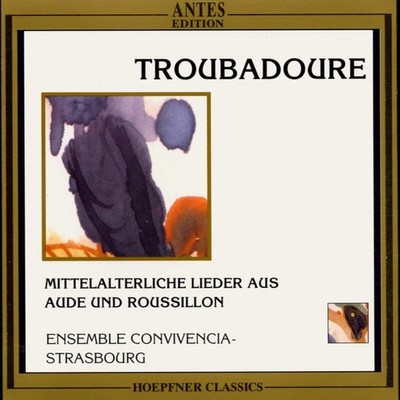 Troubadoure Mittelalt Lieder - TOLOSO MIRAVAL RIQUIER PALA- RARE AUDIO /MUSIC CD
