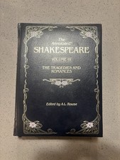 THE ANNOTATED SHAKESPEARE VOLUME III: TRAGEDIES & ROMANCES == FIRST EDITION 1978