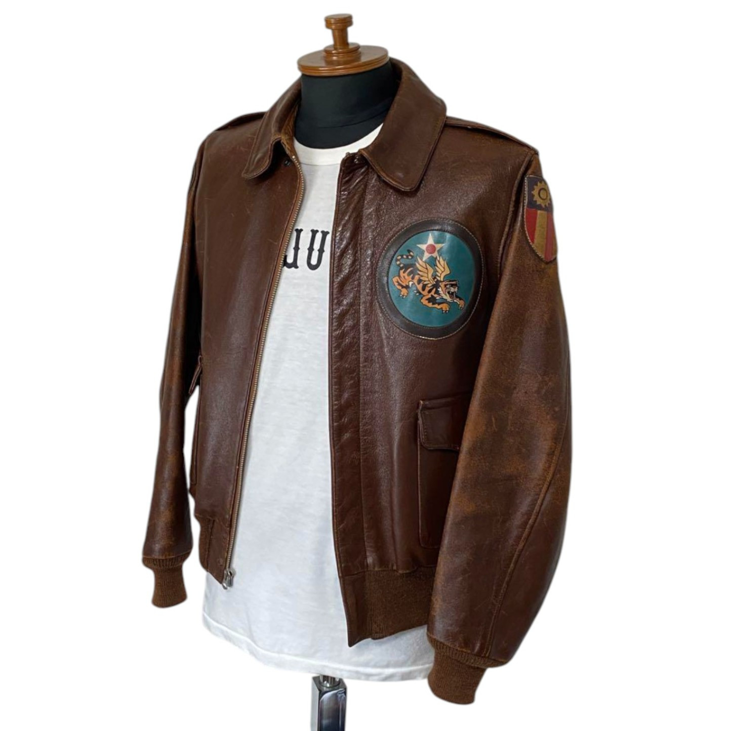 The REAL McCOY'S/A-2/Leather/Jacket/Limited/Flying Tiger/36 The REAL McCOY'S/A-2/Leather/Jacket/Limited/Flying Tiger/36