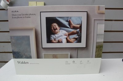 Aura Home - Walden 15'' Digital WiFi Frame Ink with Paper Mat  New  FREE SHIPPING