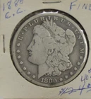 1880 CC US Morgan Silver $1 Key Date VG (Cleaned)