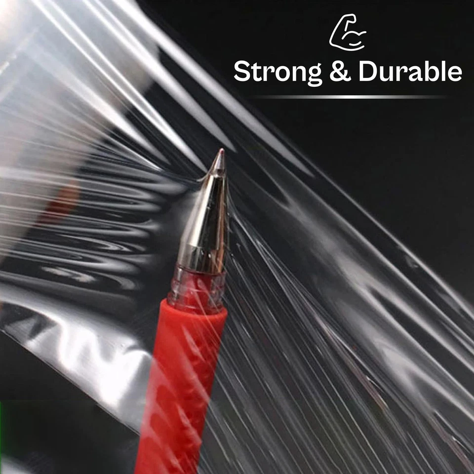 864 Rolls Cast Hand Stretch Wrap 5"x650' 100 Gauge Clear Bundling Shrink Film - Image 4 of 4